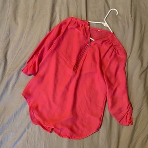 Hot pink top